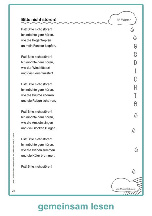 Produktbild: Lesetandems und chorisches Lesen &ndash; 2. Klasse