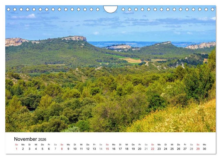 Produktbild: Provence - Zwischen Meer und Alpen (Wandkalender 2026 DIN A4 quer), CALVENDO Monatskalender