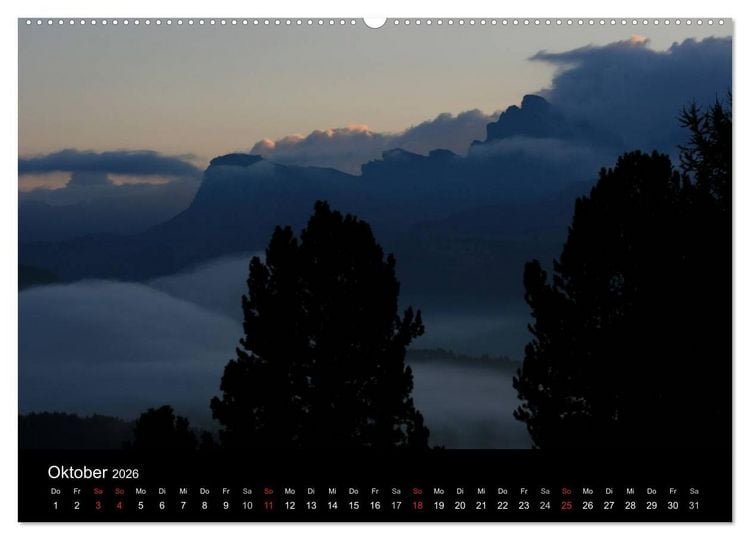 Produktbild: Alpe di Siusi - Seiser Alm (hochwertiger Premium Wandkalender 2026 DIN A2 quer), Kunstdruck in Hochglanz