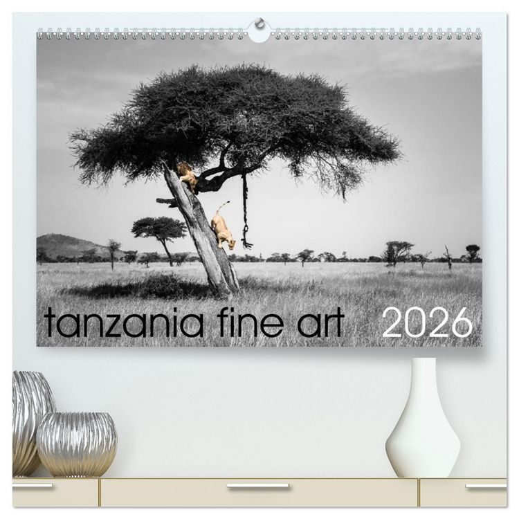 Produktbild: tanzania fine art (High Quality Premium Wall Calendar 2026 DIN A2 landscape),CALVENDO 12 Month Wall Calendar