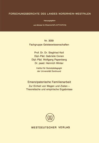 Produktbild: Emanzipatorische Familienarbeit