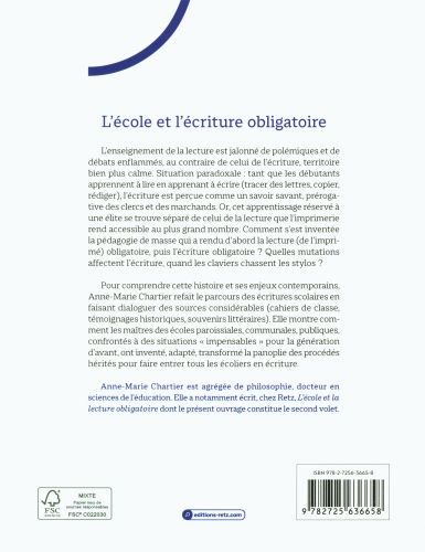 Produktbild: L'&eacute;cole et l'&eacute;criture obligatoire