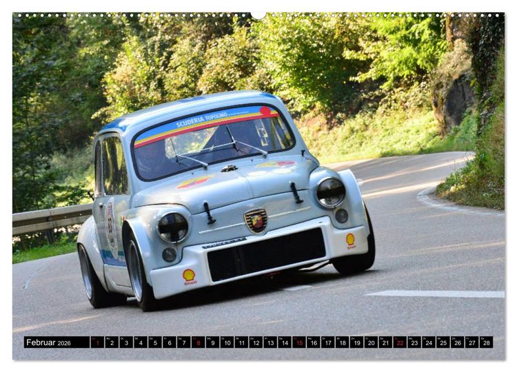 Produktbild: Italienische Oldtimer am Berg (Wandkalender 2026 DIN A2 quer), CALVENDO Monatskalender