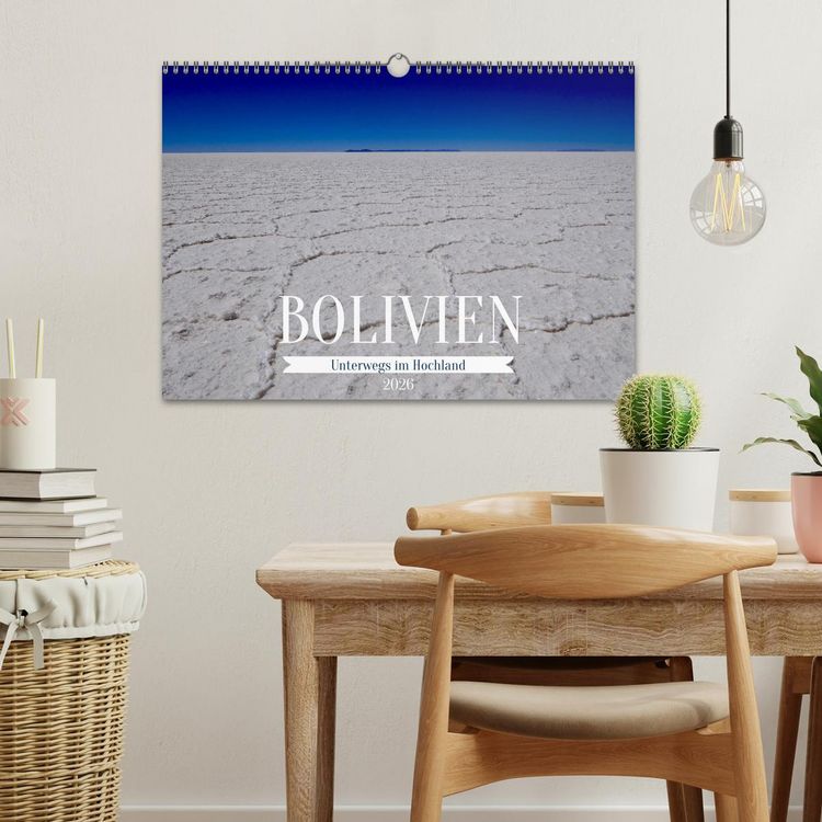 Produktbild: Bolivien - Unterwegs im Hochland (Wandkalender 2026 DIN A3 quer), CALVENDO Monatskalender