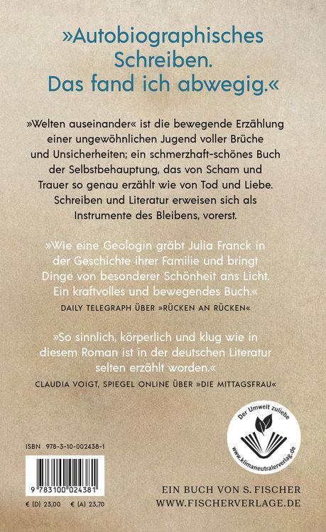Produktbild: Welten auseinander