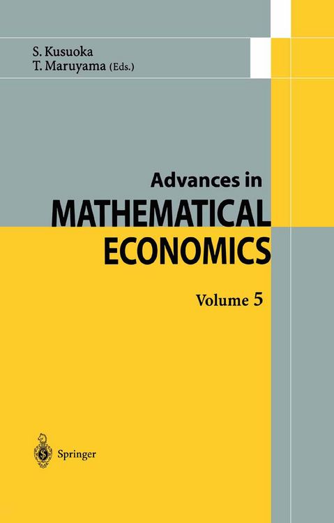 Produktbild: Advances in Mathematical Economics