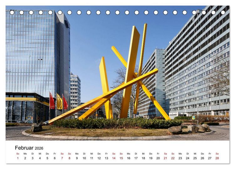 Produktbild: Eschborn vom Taxifahrer Petrus Bodenstaff (Tischkalender 2026 DIN A5 quer), CALVENDO Monatskalender