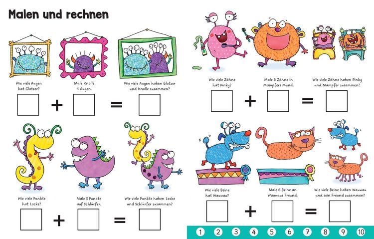 Produktbild: Mein Wisch-und-weg-Buch: Erstes Rechnen