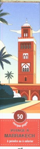 Produktbild: Voyage &agrave; Marrakech : 50 marque-pages &agrave; peindre ou &agrave; colorier