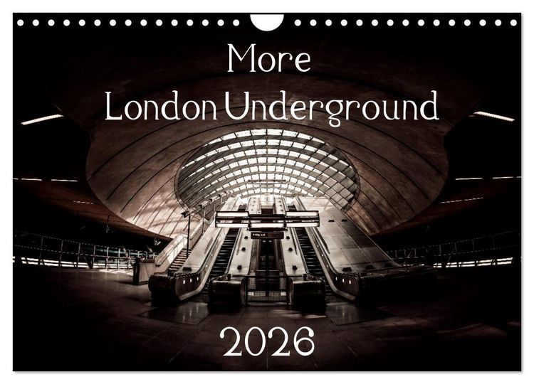 Produktbild: More London Underground 2026 (Wall Calendar 2026 DIN A4 landscape), CALVENDO 12 Month Wall Calendar