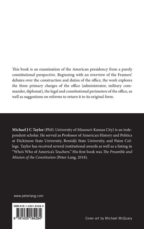 Produktbild: The Constitution and the American Presidency