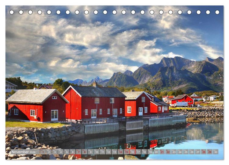 Produktbild: Lofoten Islands, Beauty of Nature (Desk Calendar 2026 DIN A5 landscape), CALVENDO 12 Month DeskCalendar
