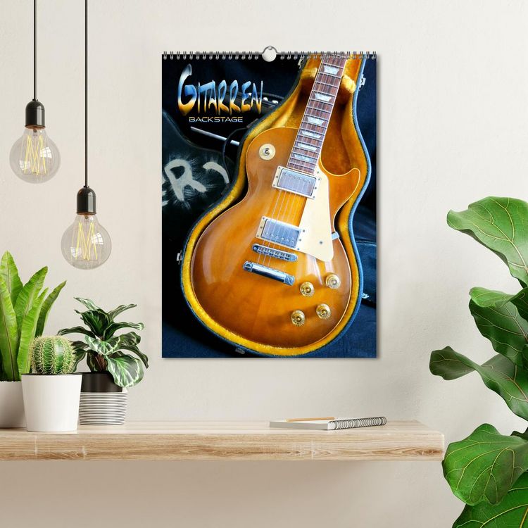 Produktbild: Gitarren backstage (Wandkalender 2026 DIN A3 hoch), CALVENDO Monatskalender
