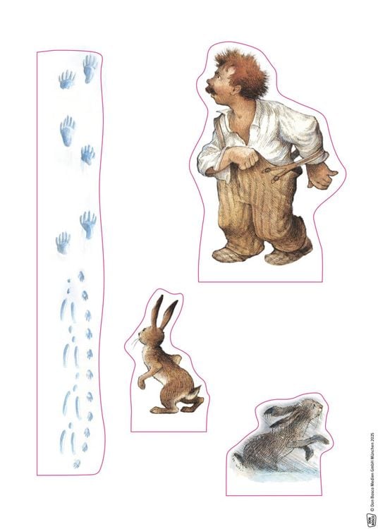 Produktbild: Es klopft bei Wanja in der Nacht. Erz&auml;hlschienen-Figurenset