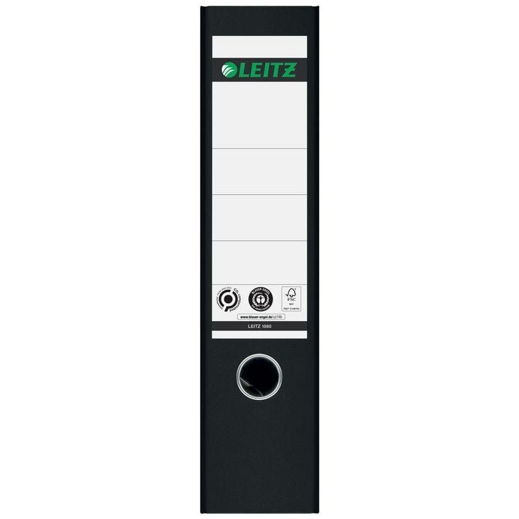 Produktbild: Ordner A4 Leitz schwarz 80mm