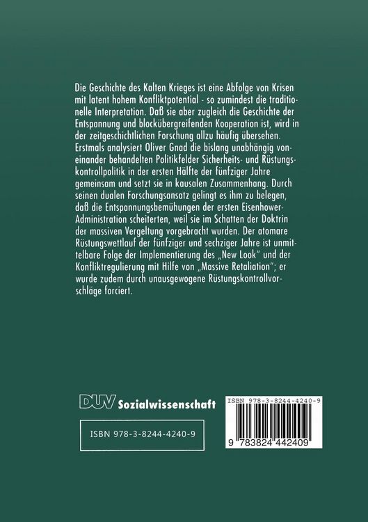 Produktbild: Konfrontation und Kooperation im Kalten Krieg