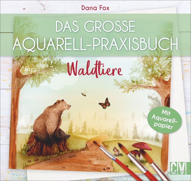 Produktbild: Das gro&szlig;e Aquarell-Praxisbuch - Waldtiere