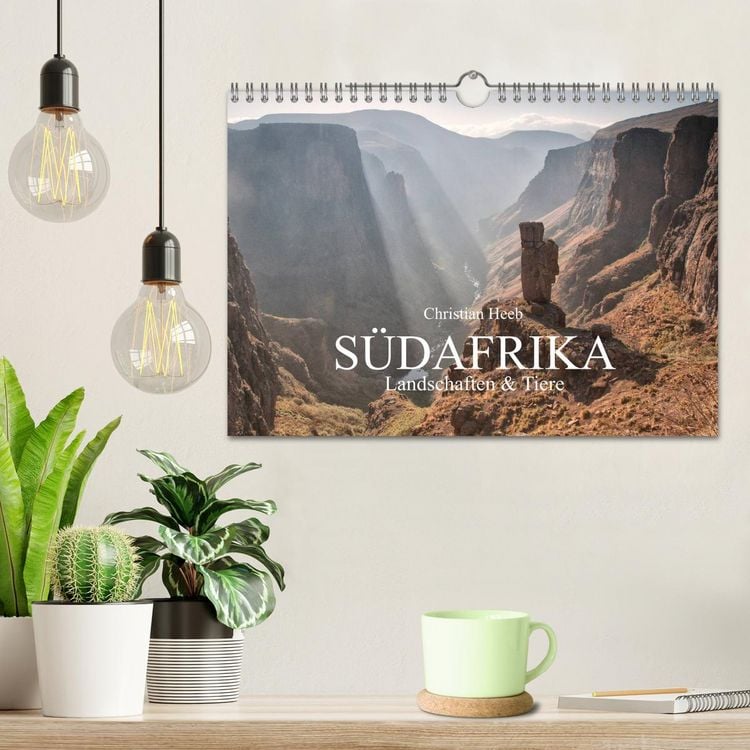 Produktbild: S&uuml;dafrika / Landschaften & Tiere / Christian Heeb (Wandkalender 2026 DIN A4 quer), CALVENDO Monatskalender