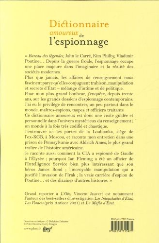 Produktbild: Dictionnaire amoureux de l'espionnage