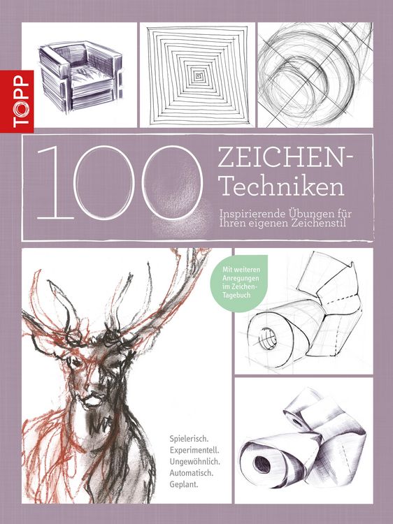 Produktbild: 100 Zeichentechniken