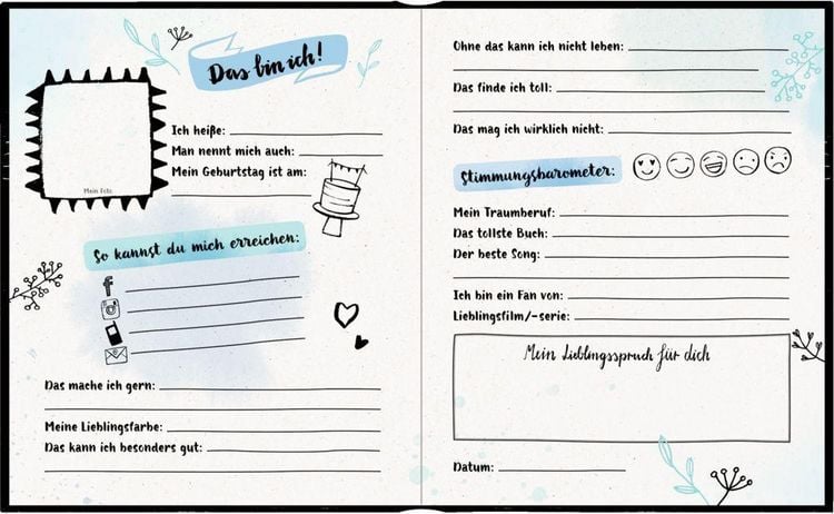 Produktbild: Freundebuch: Handlettering - Meine Freunde