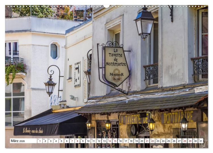 Produktbild: PARIS Franz&ouml;sisches Flair und Historie (Wandkalender 2026 DIN A2 quer), CALVENDO Monatskalender