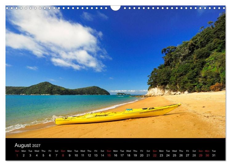 Produktbild: New Zealand (Wall Calendar 2027 DIN A3 landscape), CALVENDO 12 Month Wall Calendar