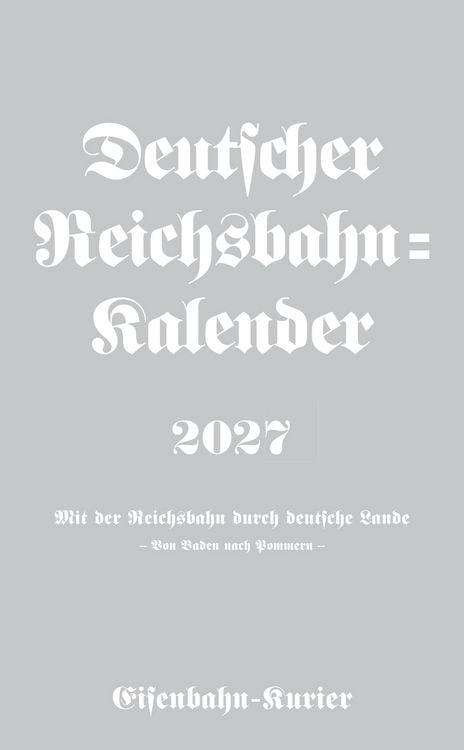Produktbild: Deutscher Reichsbahn-Kalender 2027