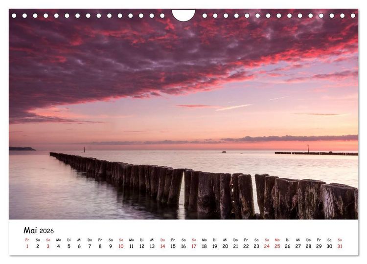 Produktbild: Ostsee Sehnsucht (Wandkalender 2026 DIN A4 quer), CALVENDO Monatskalender