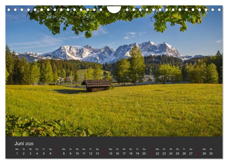 Produktbild: Der Wilde Kaiser, das Kletterparadies bei Kitzb&uuml;hel (Wandkalender 2026 DIN A4 quer), CALVENDO Monatskalender