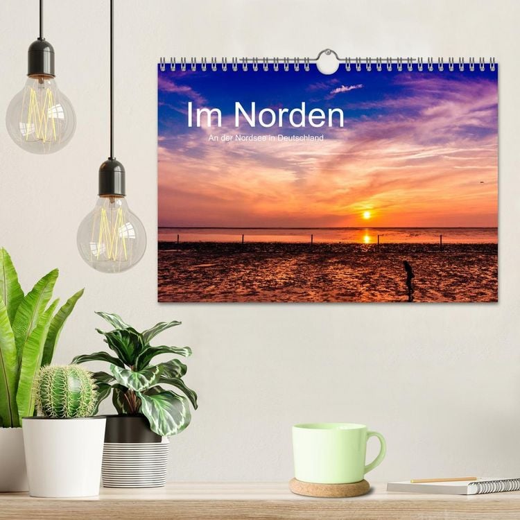 Produktbild: Im Norden - An der Nordsee in Deutschland (Wandkalender 2026 DIN A4 quer), CALVENDO Monatskalender