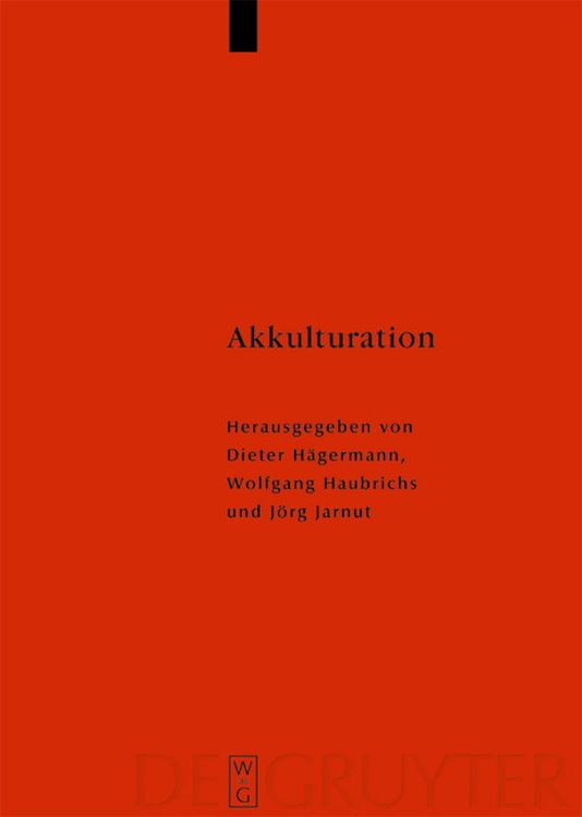 Bild vom Artikel Akkulturation vom Autor Dieter Hägermann