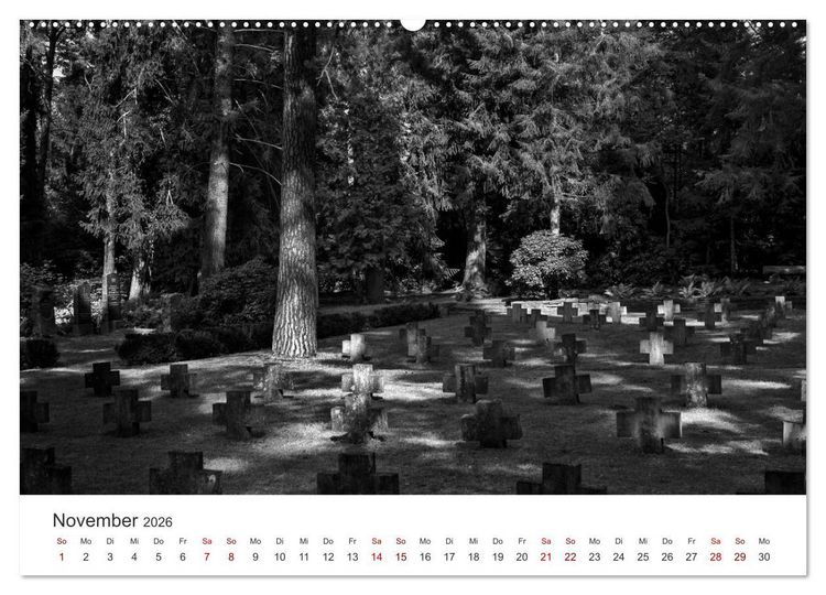 Produktbild: Wachgek&uuml;sst - Vom Zauber der Vergangenheit - S&uuml;dwestkirchhof Stahnsdorf (Wandkalender 2026 DIN A2 quer), CALVENDO Monatskalender