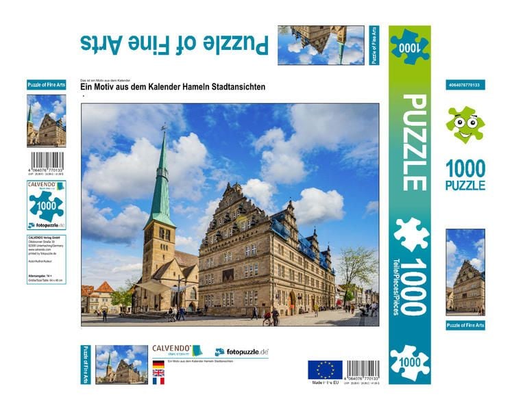 Produktbild: CALVENDO Puzzle Ein Motiv aus dem Kalender Hameln Stadtansichten | 1000 Teile Lege-Gr&ouml;&szlig;e 64x48cm Foto-Puzzle f&uuml;r gl&uuml;ckliche Stunden