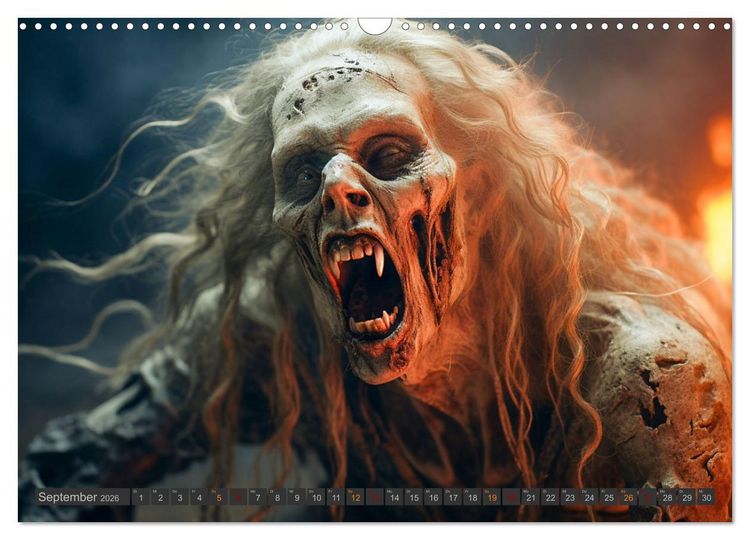 Produktbild: Vampire - Kreaturen der Nacht (Wandkalender 2026 DIN A3 quer), CALVENDO Monatskalender