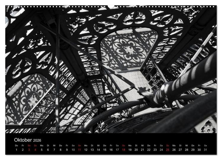 Produktbild: Der Gusseiserne Turm zu L&ouml;bau (hochwertiger Premium Wandkalender 2026 DIN A2 quer), Kunstdruck in Hochglanz
