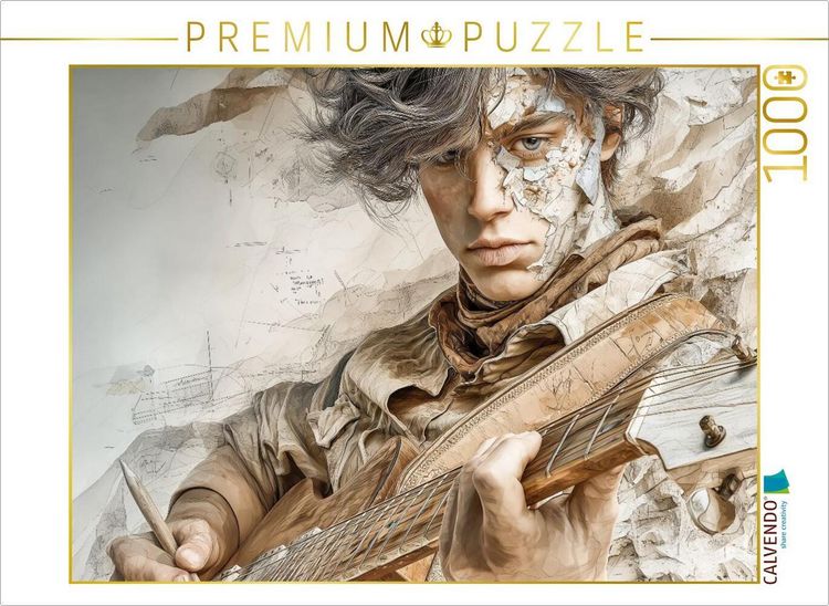 Produktbild: CALVENDO Puzzle Ein Motiv aus dem Kalender Herzschlag in Noten | 1000 Teile Lege-Gr&ouml;&szlig;e 64x48cm Foto-Puzzle f&uuml;r gl&uuml;ckliche Stunden