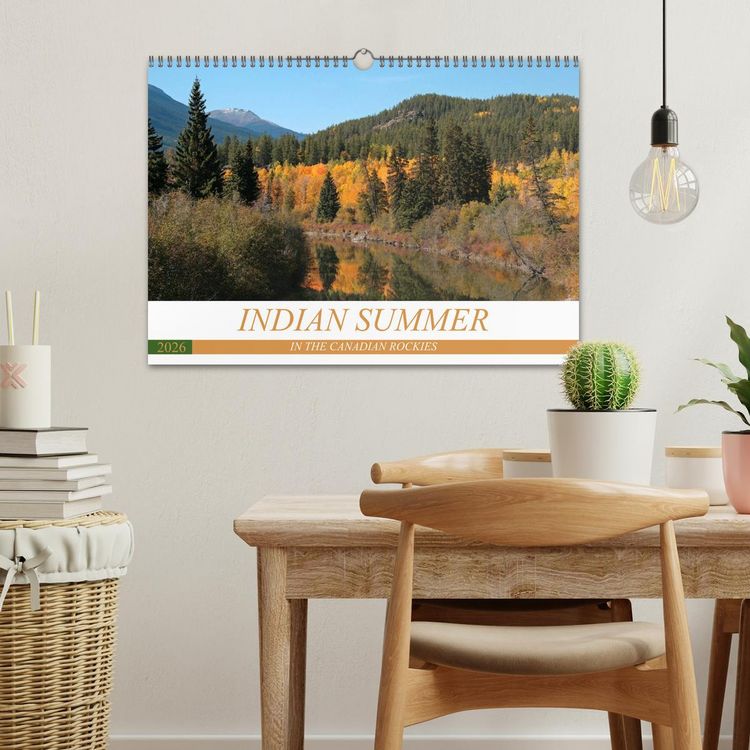 Produktbild: Indian Summer in the Canadian Rockies (Wall Calendar 2026 DIN A3 landscape), CALVENDO 12 Month Wall Calendar