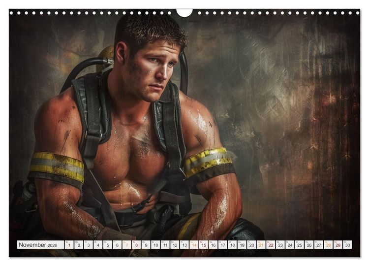 Produktbild: Feuerwehrm&auml;nner (Wandkalender 2026 DIN A3 quer), CALVENDO Monatskalender
