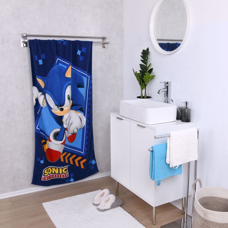 Produktbild: Klaus Hering 6168601516 - Sonic Badetuch, Sonic , 75x150cm