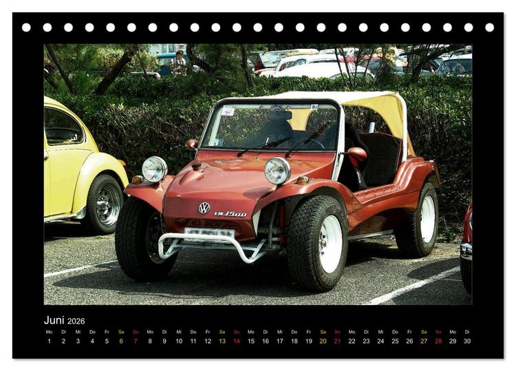 Produktbild: Buggys - die Kultautos der 80er (Tischkalender 2026 DIN A5 quer), CALVENDO Monatskalender