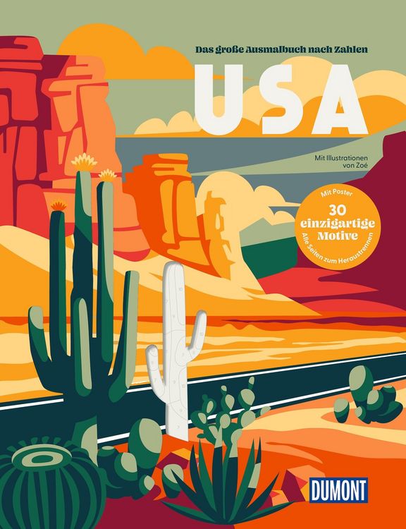 Produktbild: USA - Das gro&szlig;e Ausmalbuch nach Zahlen