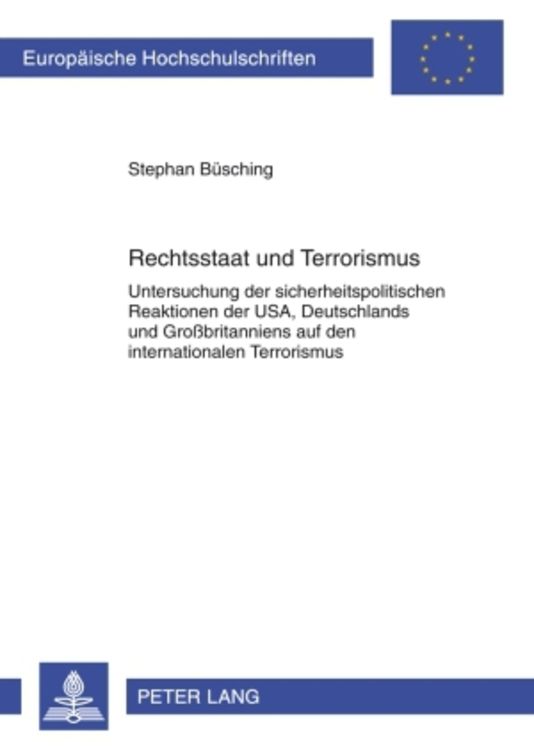 Produktbild: Rechtsstaat und Terrorismus