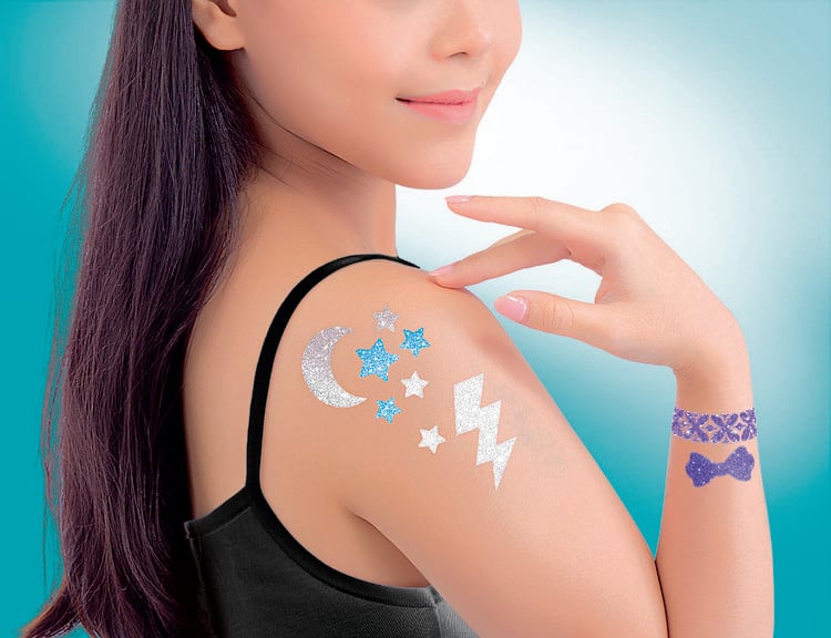 Produktbild: Clementoni Glitzer-Tattoos