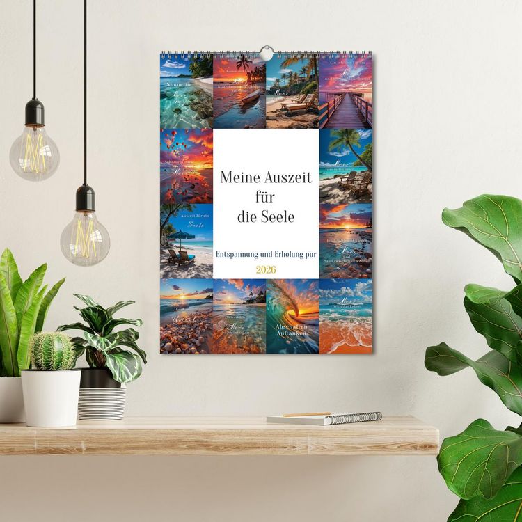 Produktbild: Meine Auszeit f&uuml;r die Seele (Wandkalender 2026 DIN A3 hoch), CALVENDO Monatskalender