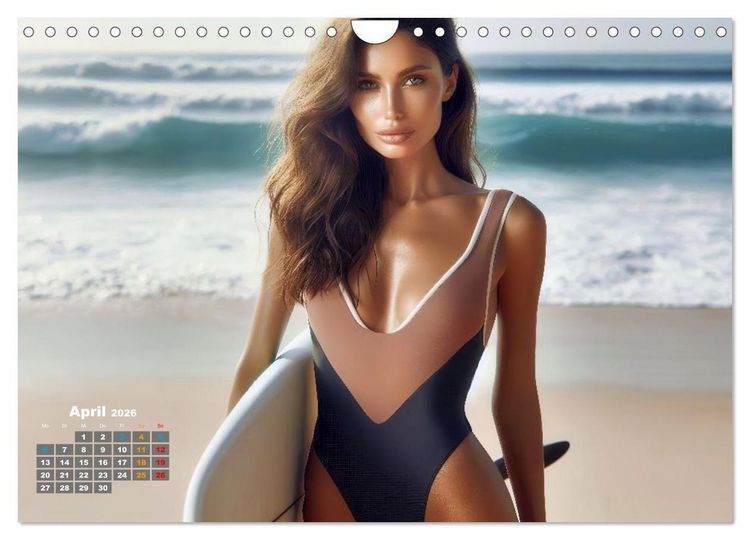 Produktbild: Big Wave Surfen (Wandkalender 2026 DIN A4 quer), CALVENDO Monatskalender