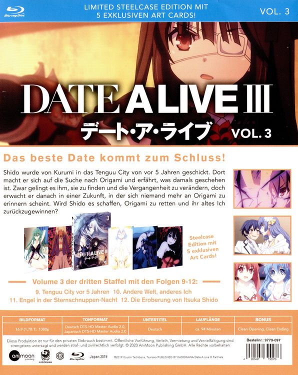 Produktbild: Date A Live - Season 3 (Volume 3)
