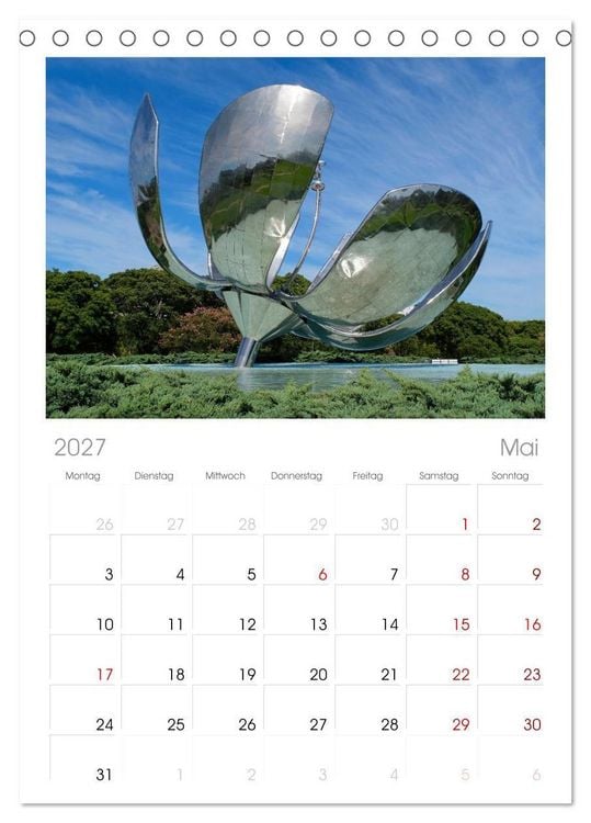 Produktbild: Tischplaner 2027 - Buenos Aires mit Iguazu (A5 Tischkalender zum Aufstellen) CALVENDO