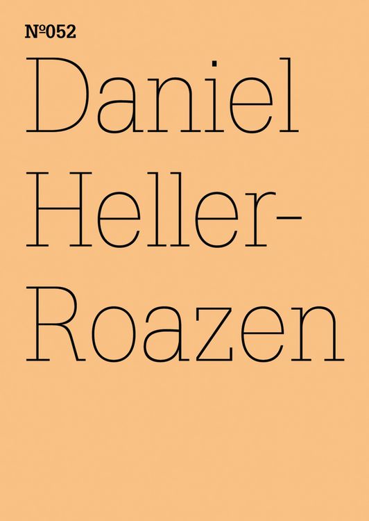 Produktbild: Daniel Heller-Roazen