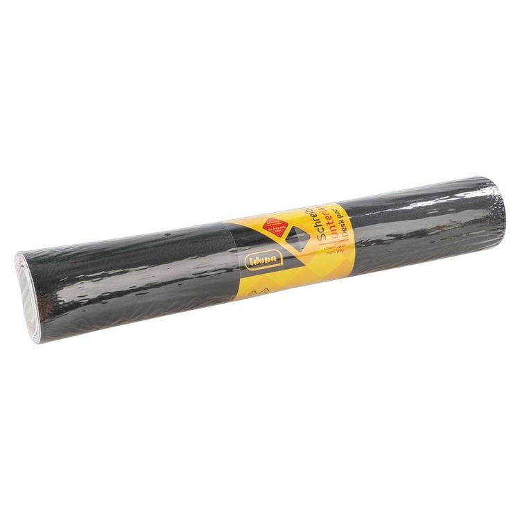 Produktbild: Idena Schreibtischunterlage PU doppelseitig schwarz/grau 80x40cm